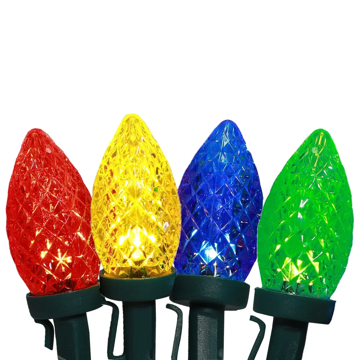 Lexi Lighting C9 Pinecone 50 Leds Connectable String Christmas Lights Multicolour 1