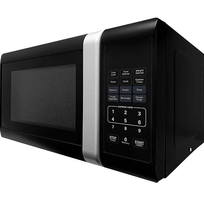 Nero Black Microwave With Grey Interior 800W 23L 2