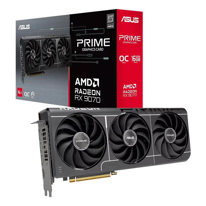 Asus Prime Radeon Rx 9070 Evo Oc 16G Graphics Card 1