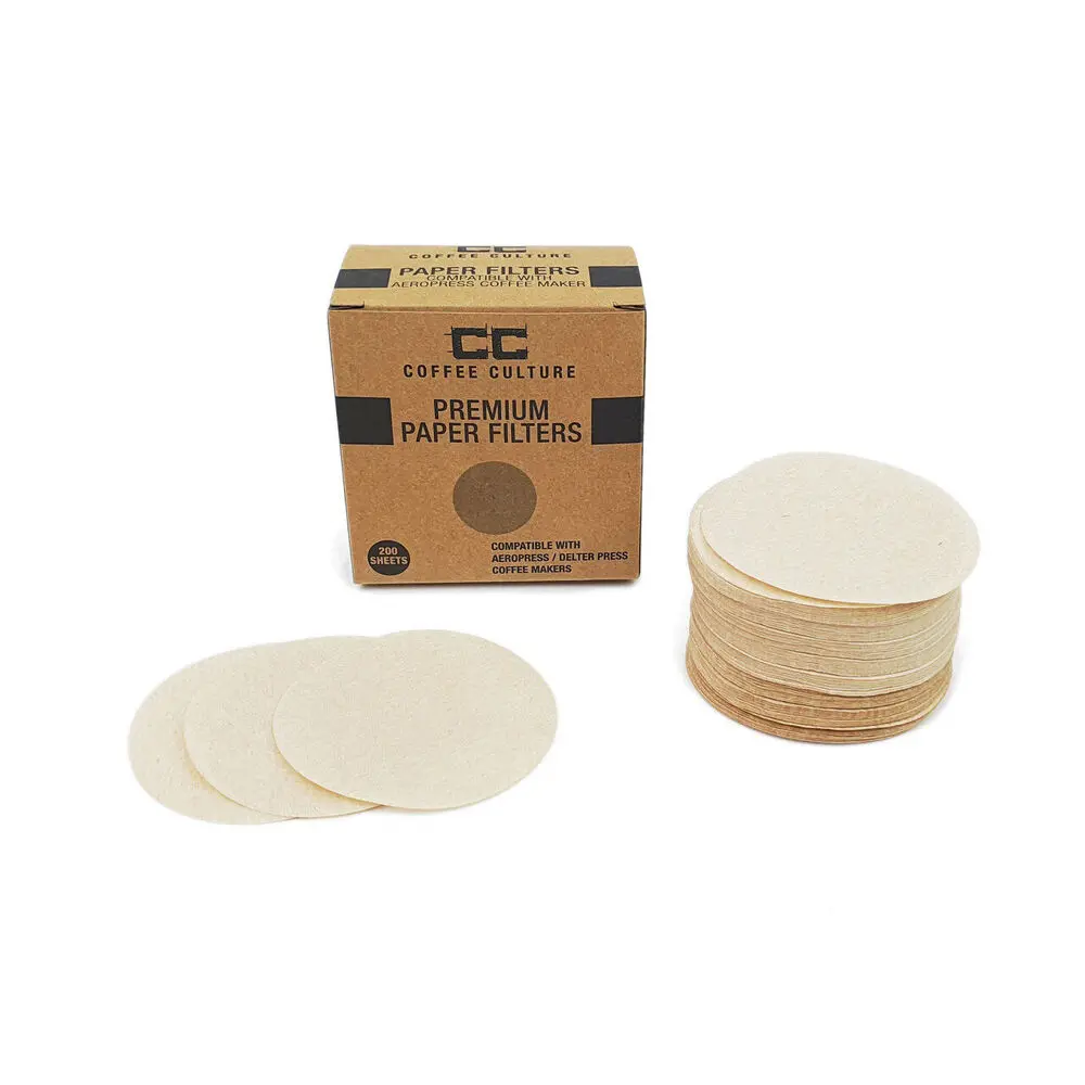Coffee Culture Round Coffee Brewing Disk Disposable Paper Filter 64Mm 100Pc 1