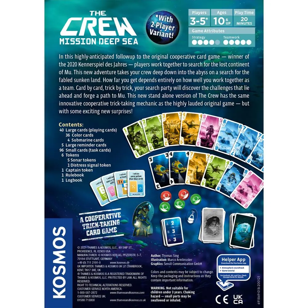 Kosmos The Crew 2 Mission Deep Sea Game 2