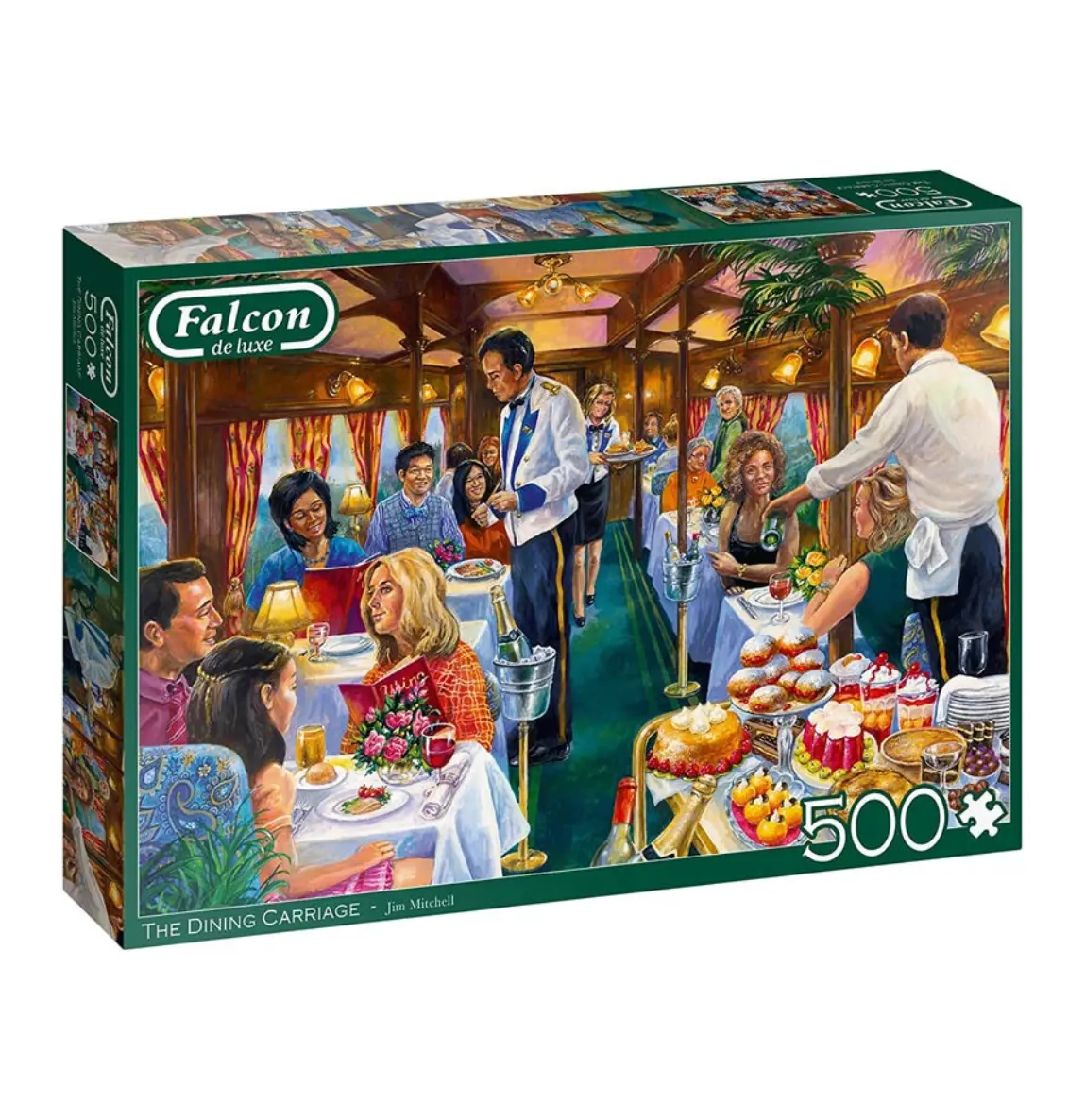 Falcon De Luxe 500Pc The Dining Carriage Puzzle 1