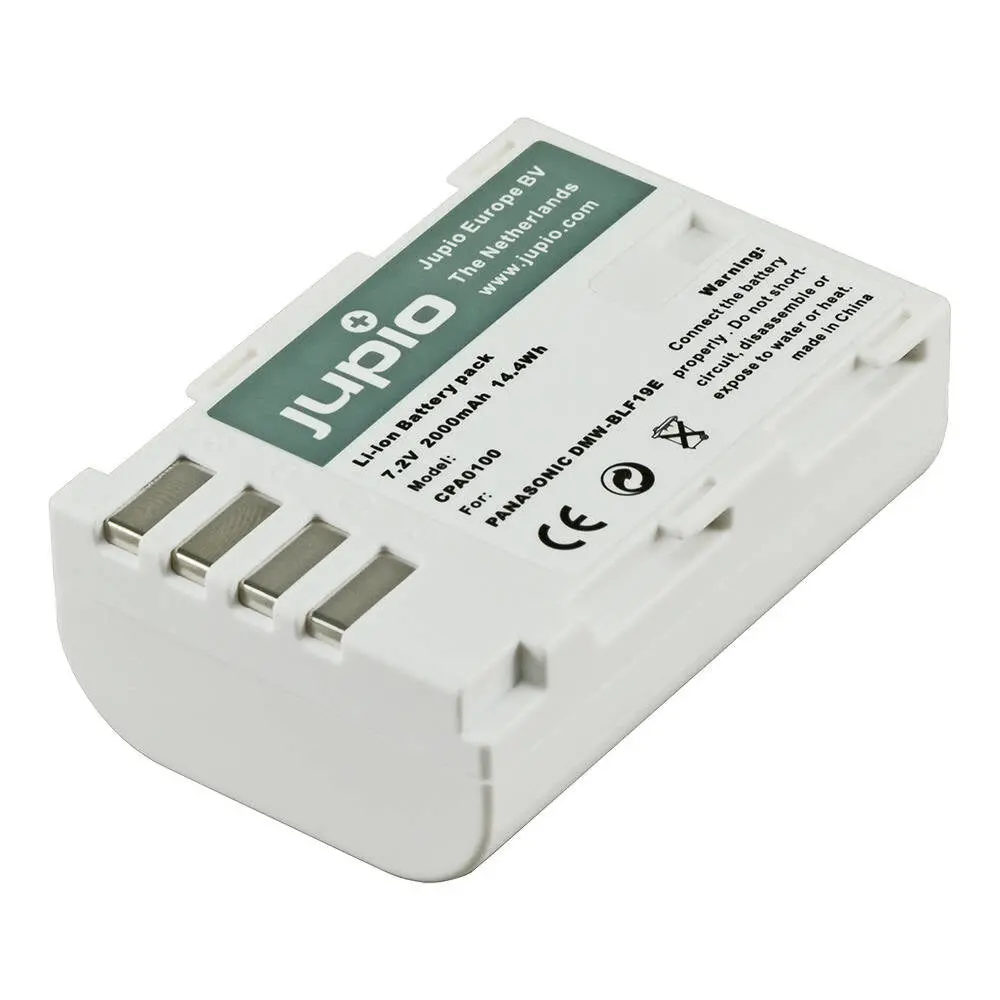 Jupio 7.2V 2000Mah Rechargeable Battery For Panasonic Dmw-Blf19e Ultra 1