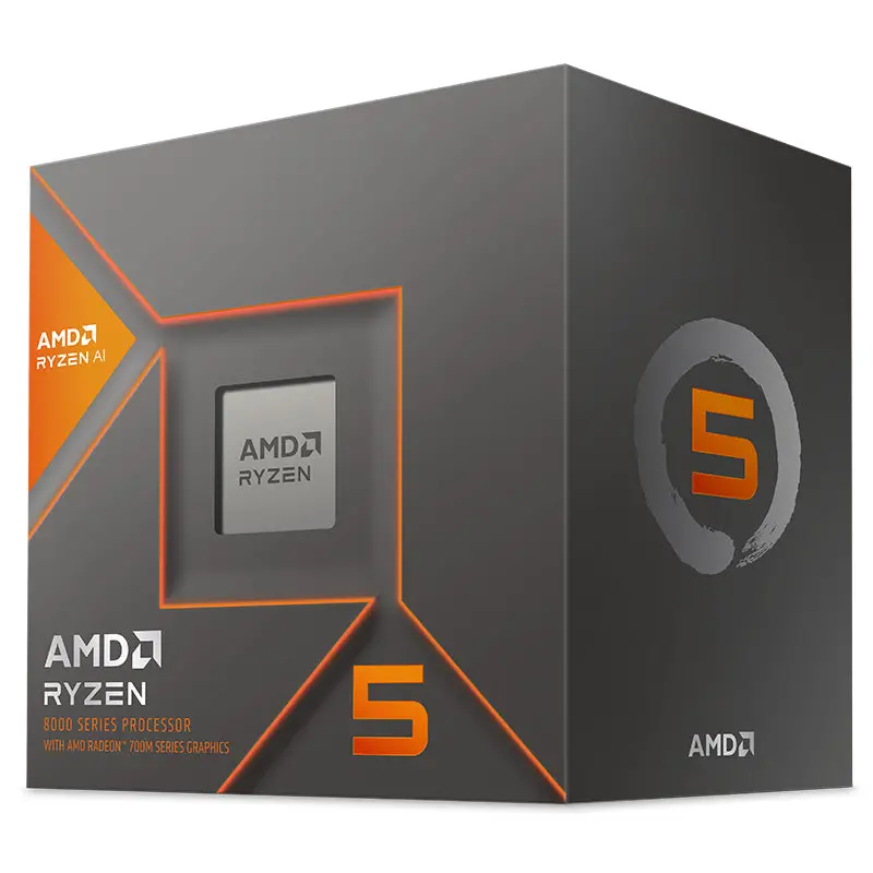 Amd Ryzen 5 8600G Ai 6 Core Am5 5.0Ghz Cpu Processor (100-100001237Box) 1