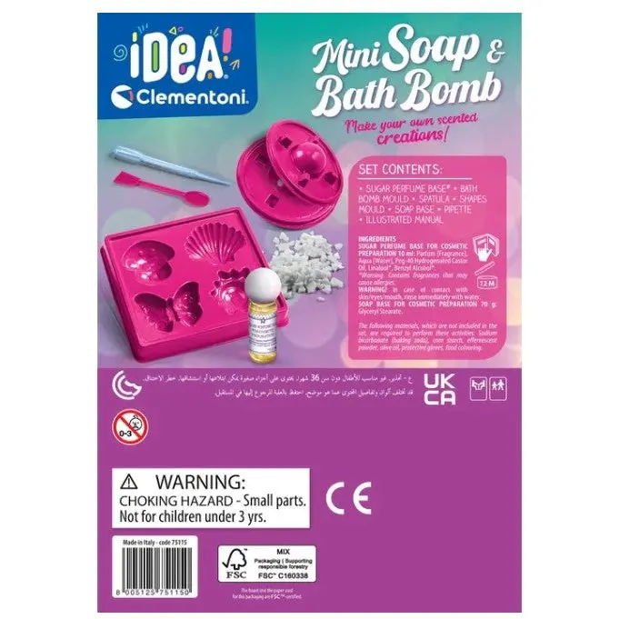 Clementoni Idea Mini Soaps & Bath Bombs Lab Toy 2