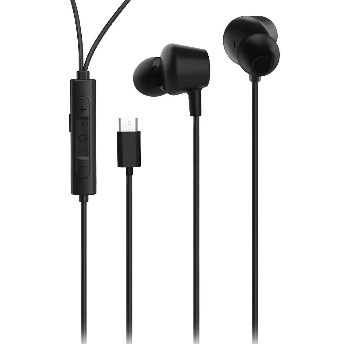 Laser Active Noise Cancelling In-Ear Earphones (Black) 1