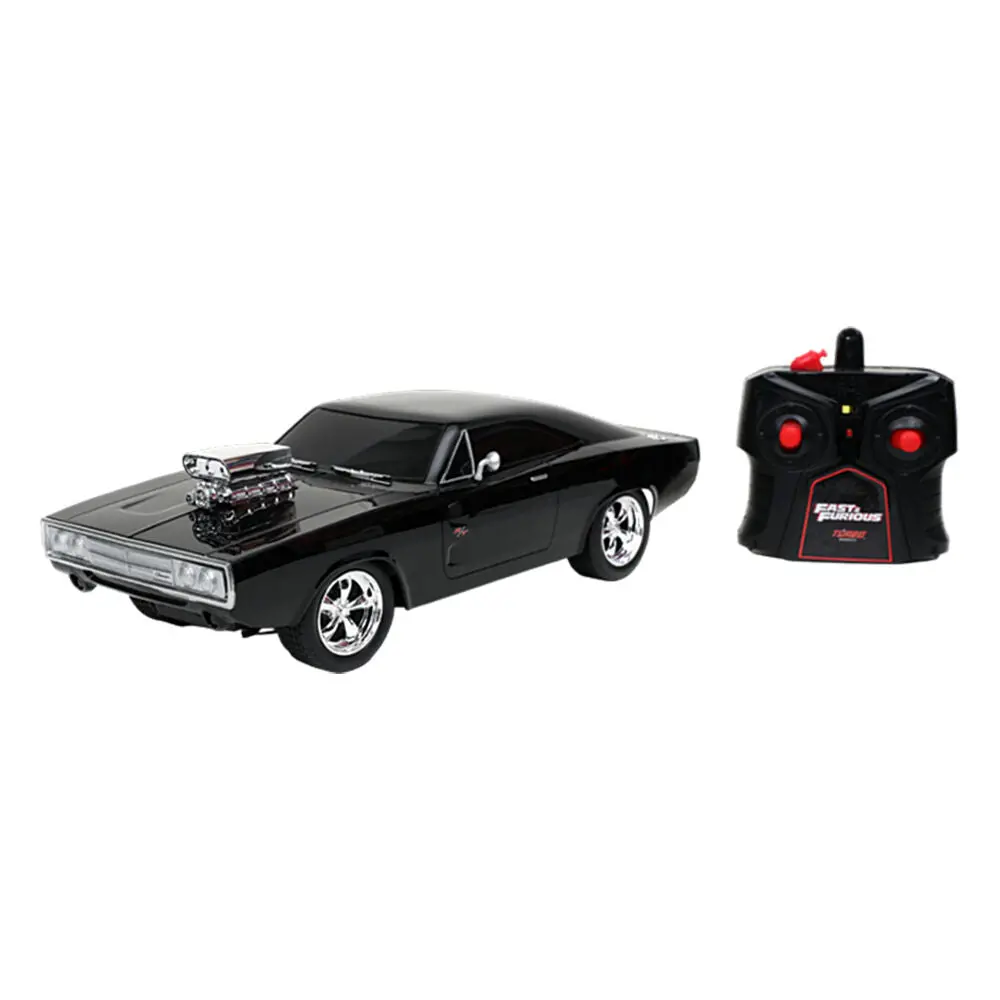 Jada 1:16 Scale Fast & Furious Dom's 1970 Dodge Charger R/T Remote Control Car 1