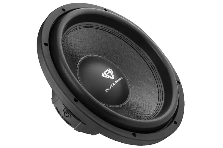 Black Diamond Dia-12S 12" Car Subwoofer 4-Ohm Svc 500W Max 1