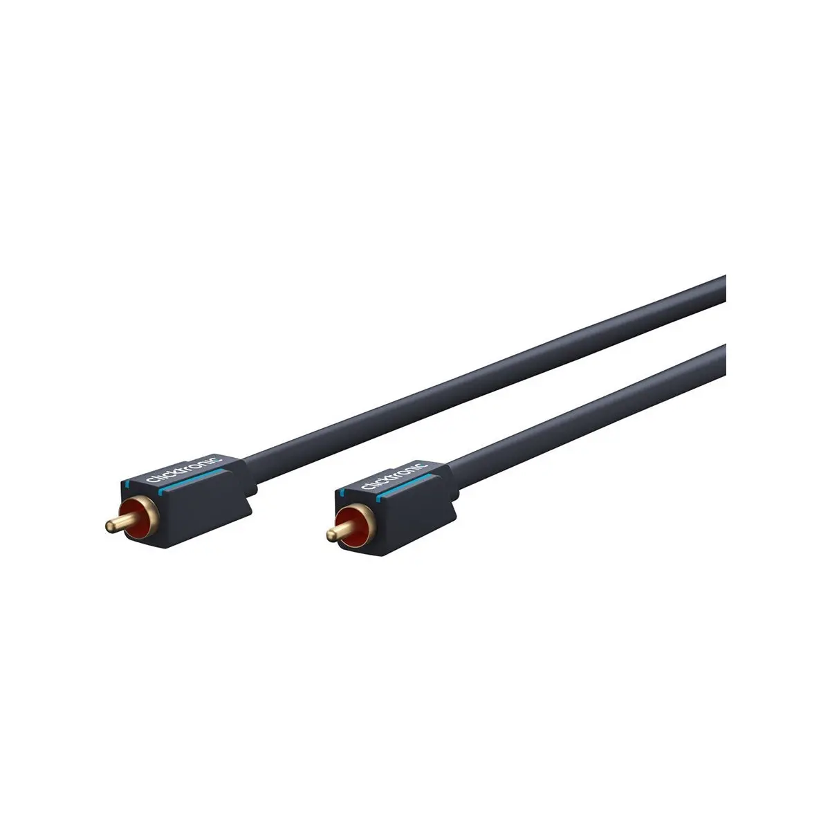 Clicktronic  Rca Aux Cable - 2M - Black 1