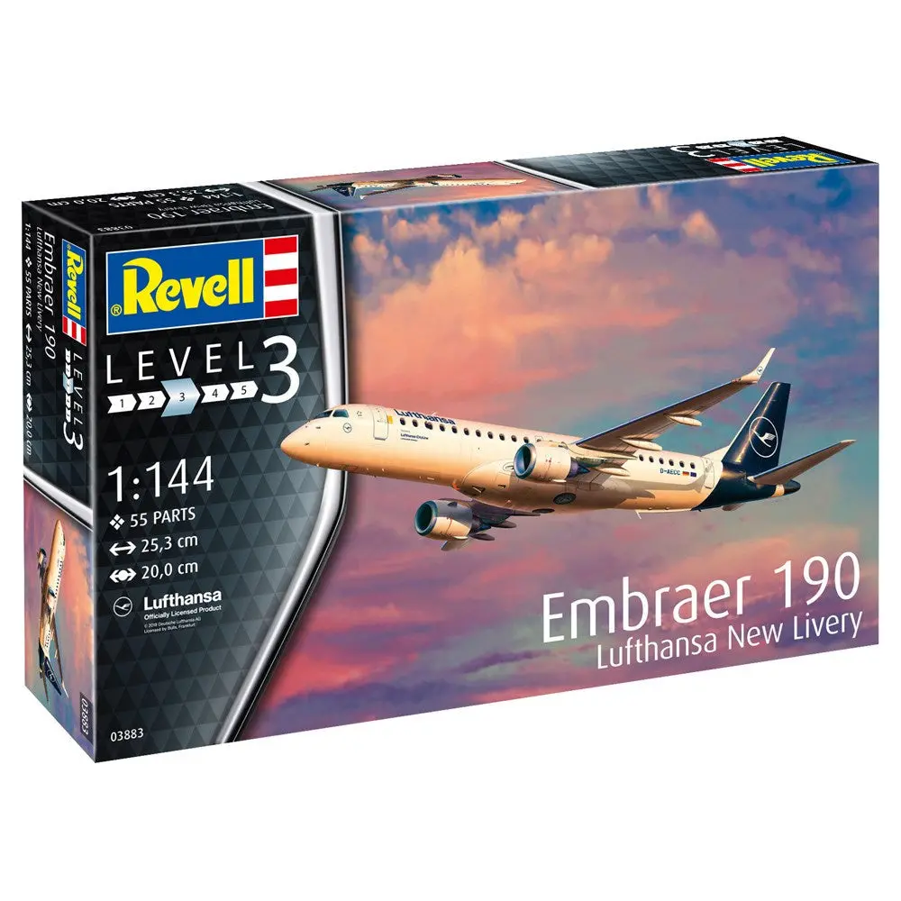 Revell 1/144 Embraer 190 Lufthansa New Livery 1