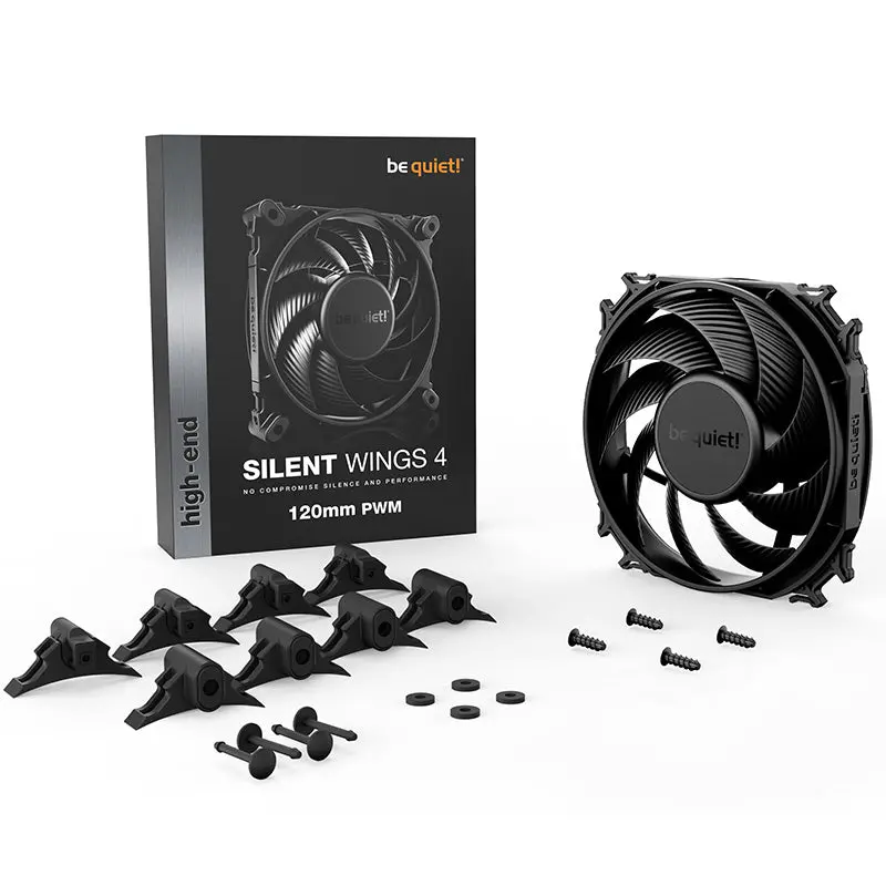 Be Quiet! Silent Wings 4 120Mm Pwm Fan - Black (Bl093) 1