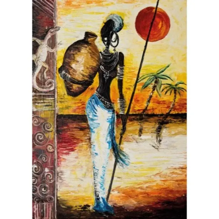 1000Pc African Woman Jigsaw Puzzle 1