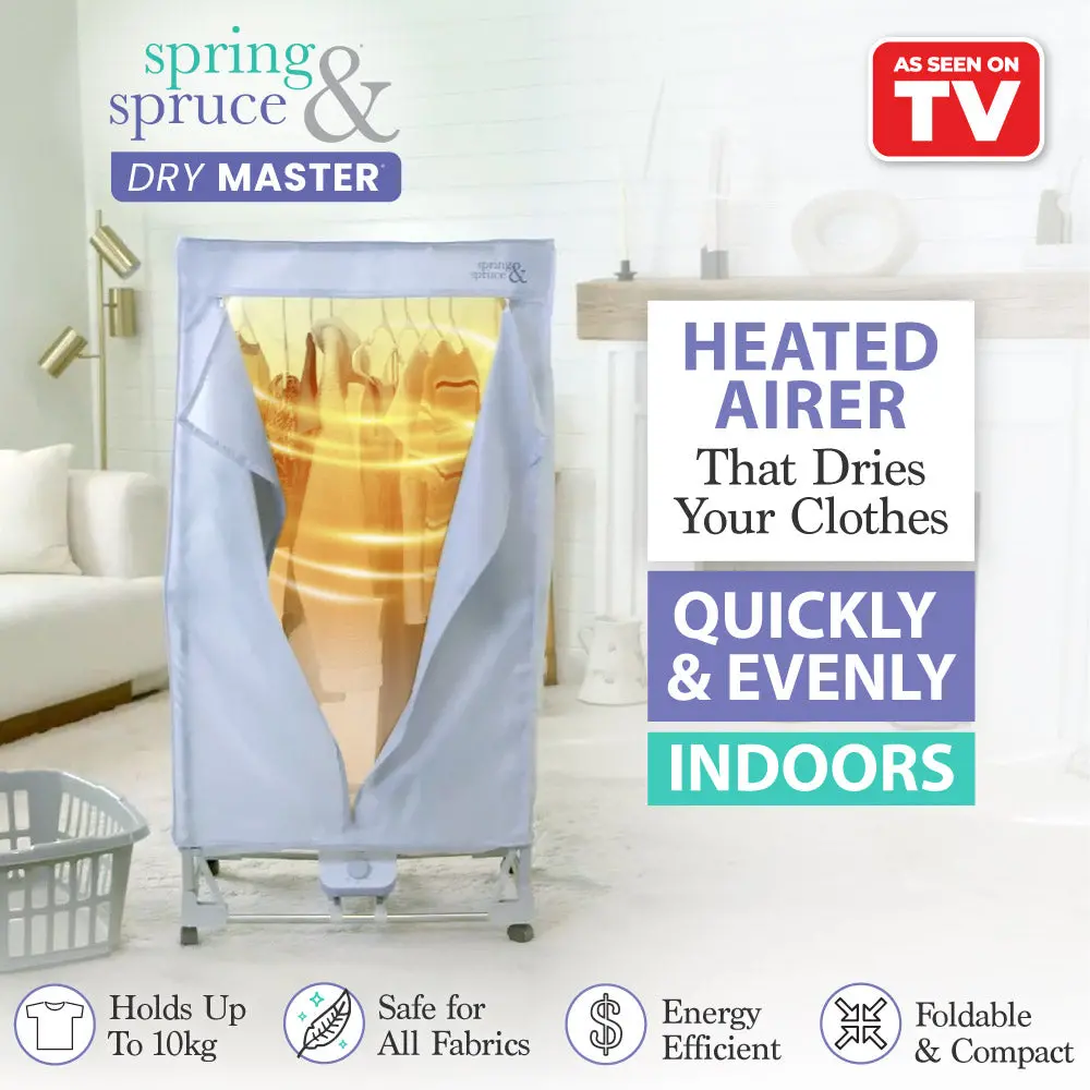 Spring And Spruce Dry Master Indoor Heated Air Dryer For Clothes 2