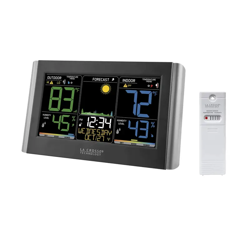 La Crosse Wireless Digital Color Forecast Weather Station C85845 1