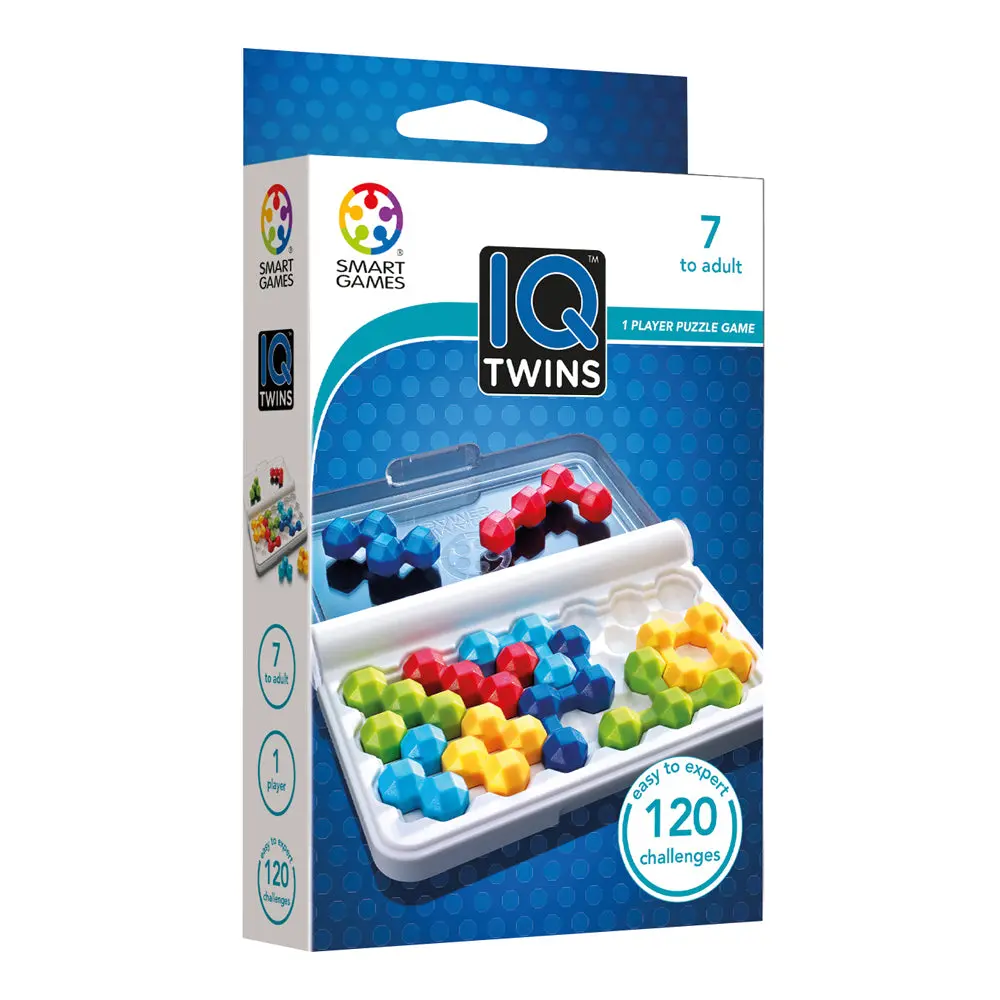 Smart Games Iq Twins 1 Player Puzzle Game Board 1