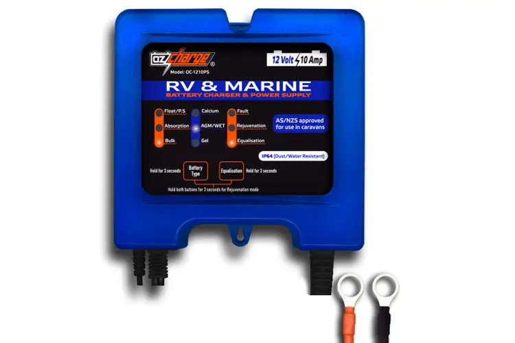 Ozcharge 12 Volt 10 Amp Rv Marine Battery Charger & Power Supply 1