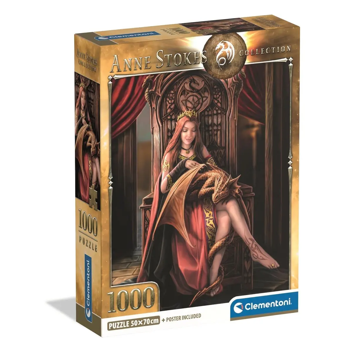 Clementoni Puzzle Anne Stokes Friends Forever 1,000 Pieces 1