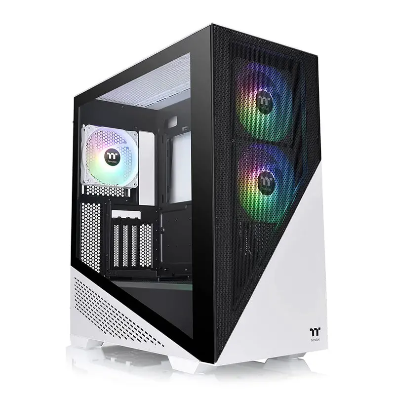 Thermaltake Divider 370 Argb Tg Mid Tower Atx Case - Snow (Ca-1S4-00M6wn-00) 1