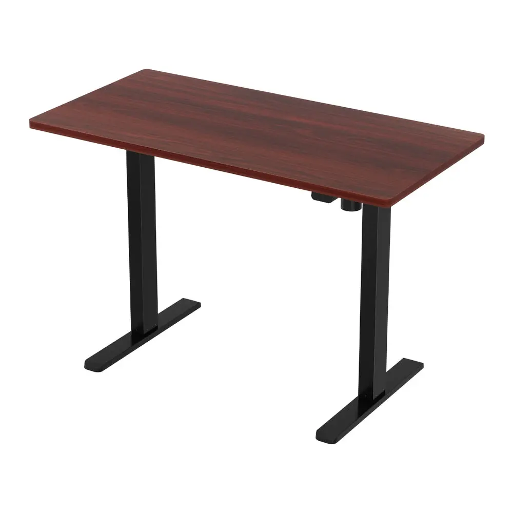 Artiss Standing Desk Motorised Walnut 140Cm 1