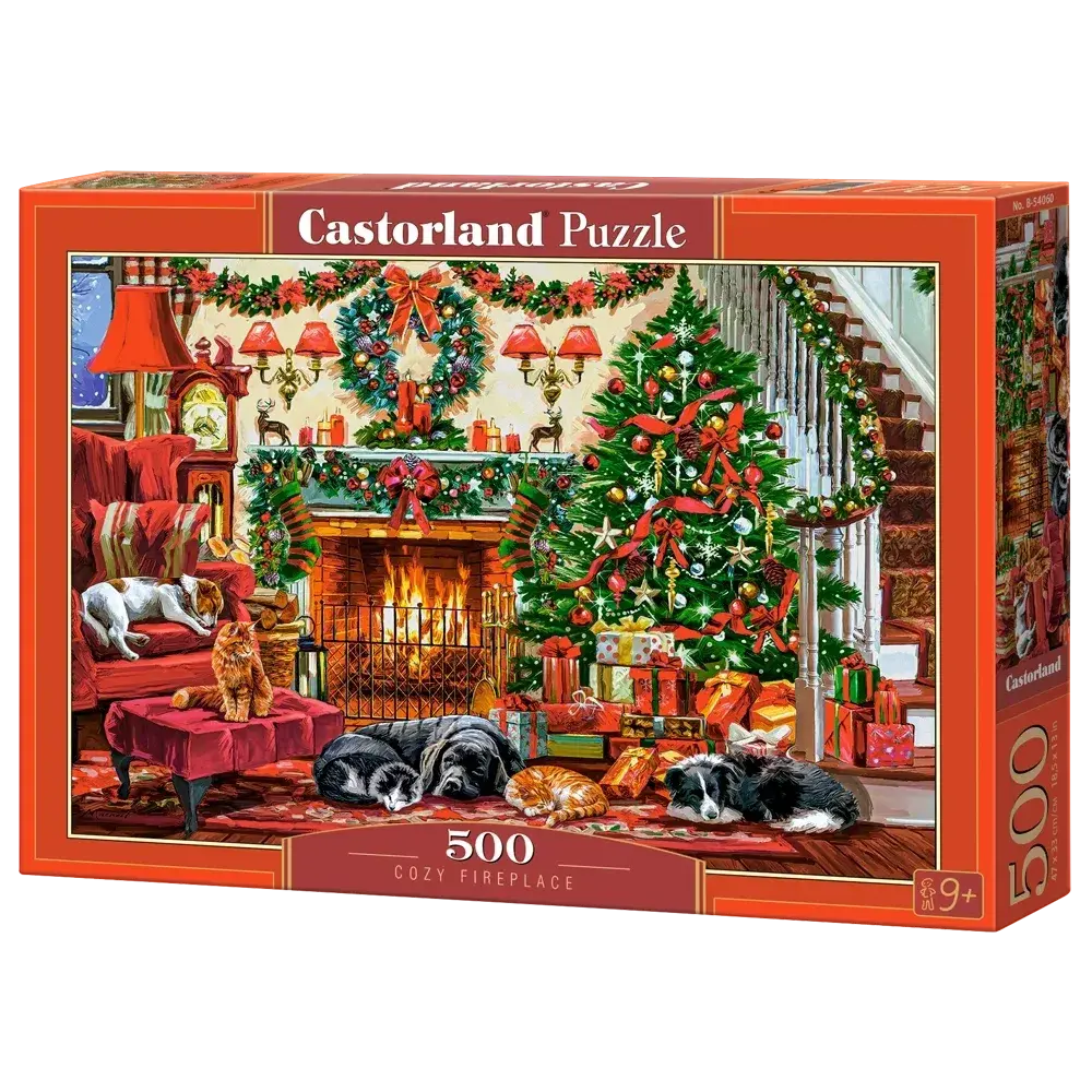 Castorland 500-Pieces Cozy Fireplace Puzzle 1