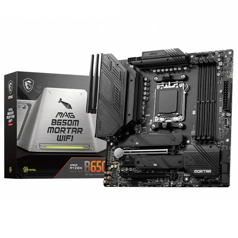 Msi Mag B650m Mortar Wifi Am5 Matx Motherboard (Mag B650m Mortar Wifi) 1