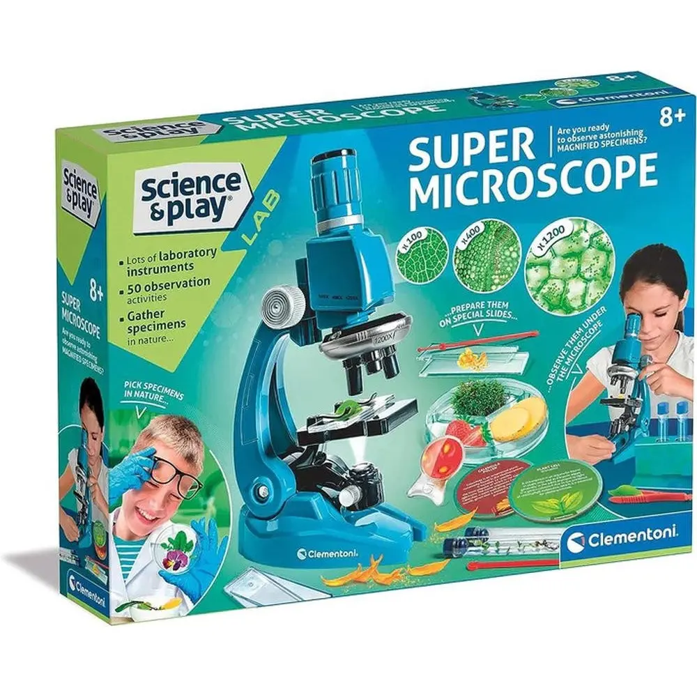 Clementoni Science And Play Super Microscope Toy 1