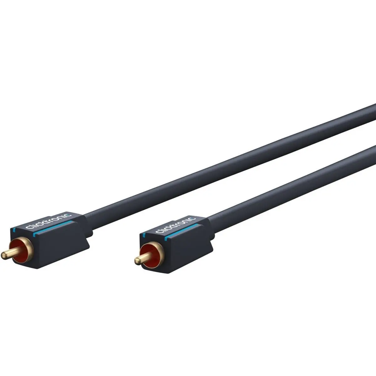 Clicktronic  Rca Aux Cable - 1M - Black 1