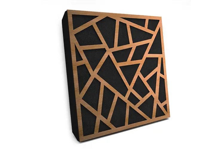 Elite Sound Acoustics 50Mm Panel Foam Absorption Diffuser (Skyros Oak) 1