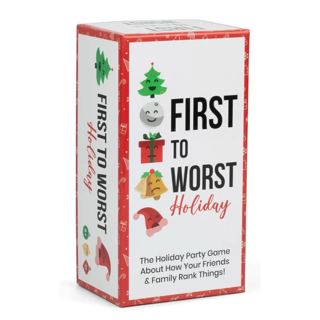 Dyce Games First To Worst - Holiday Edition Game 1