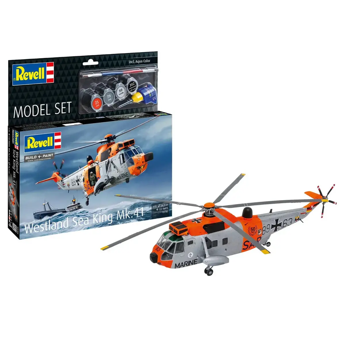 Revell 1/72 Model Set Westland Sea King Mk. 41 1