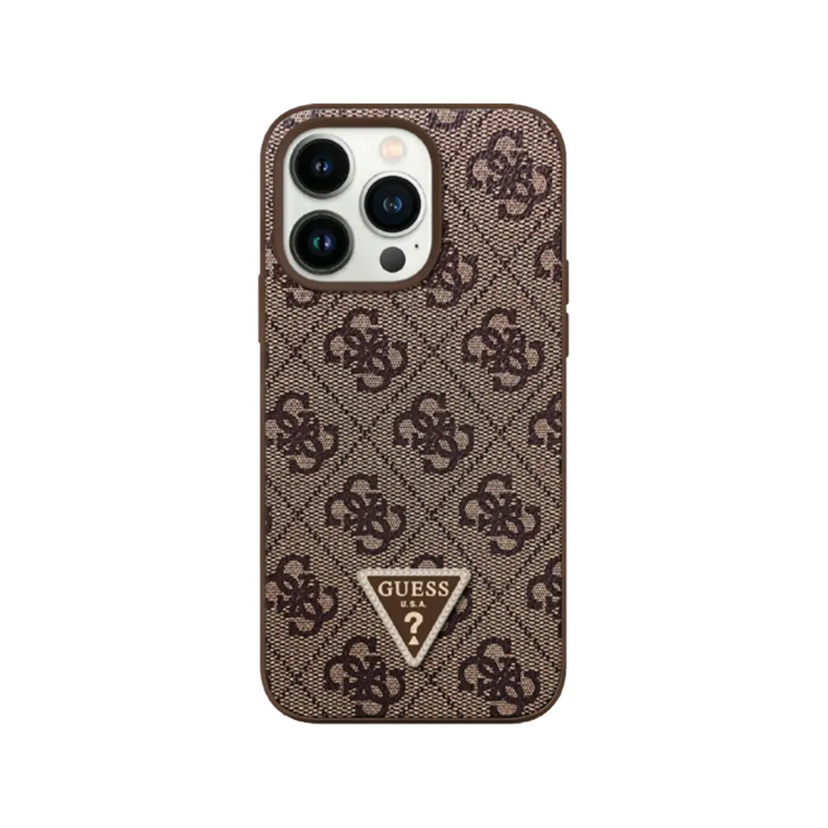 Guess 4G Diamond Edition Phone Case - Iphone 16 (Brown) 1