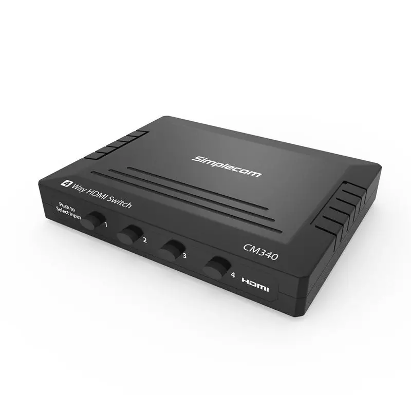 Simplecom Mechanical 4 Way Hdmi Switch Box (Cm340) 1