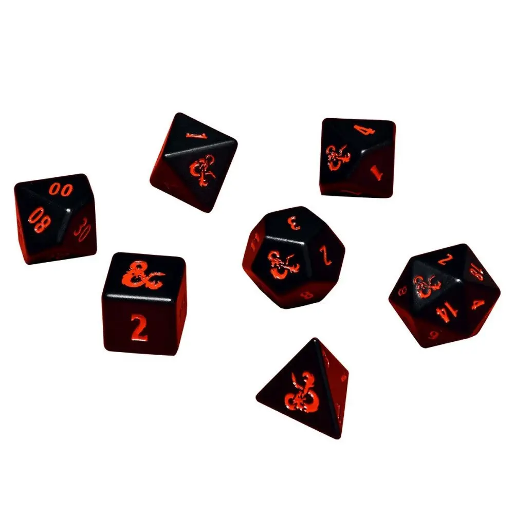 Ultra Pro: Up86854 Heavy Metal 7 Rpg Dice Set For Dungeons & Dragons 1
