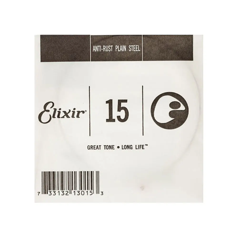 #13015: Plain Steel 0.015 Single Strings 2