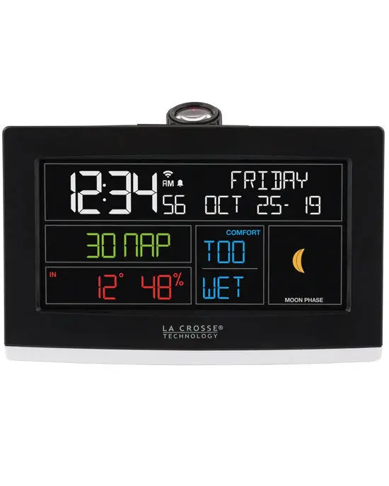La Crosse C82929v2 Wifi Projection Alarm Clock With Accuweather 1