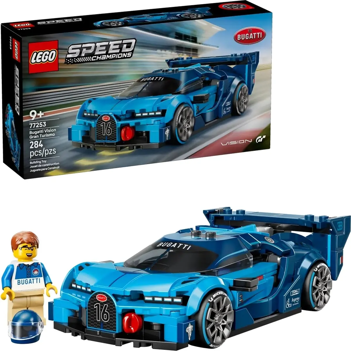 Lego 77253 Bugatti Vision Gt Hyper Sports Car - Speed Champions 1