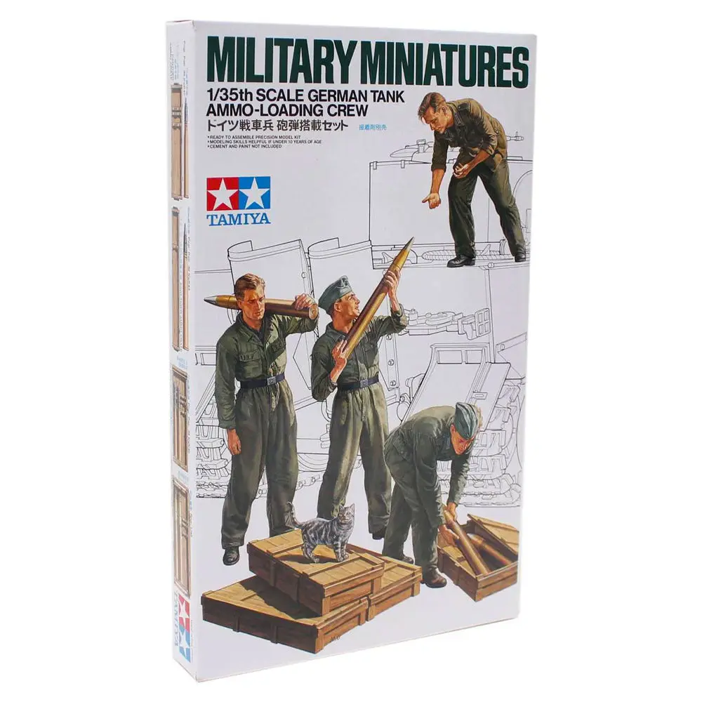 Tamiya 1/35 German Tank Ammo Loading Crew 1