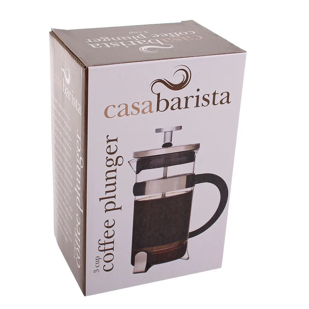 Casabarista 3-Cup/350Ml Coffee Plunger Brewer With Scoop 2