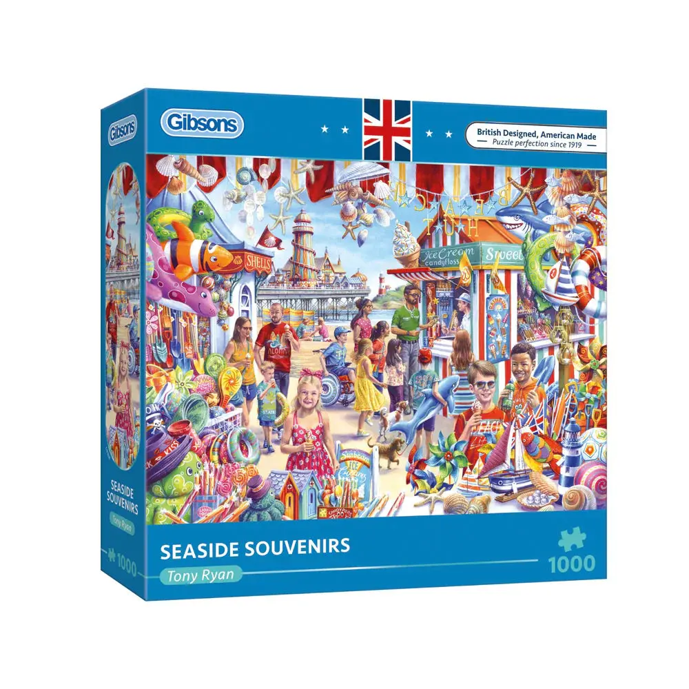 Gibsons 1000Pc Seaside Souvenirs Puzzle 1