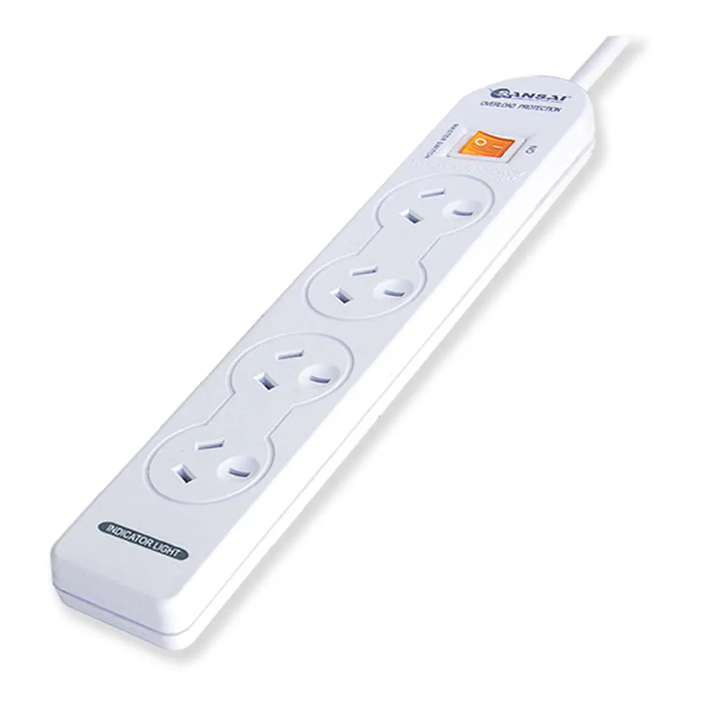 Sansai 4-Outlet Powerboard With Master Switch 1