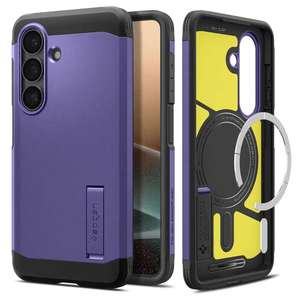 Spigen Galaxy S26 Tough Armor (Magfit) Case (Ash Violet) 2