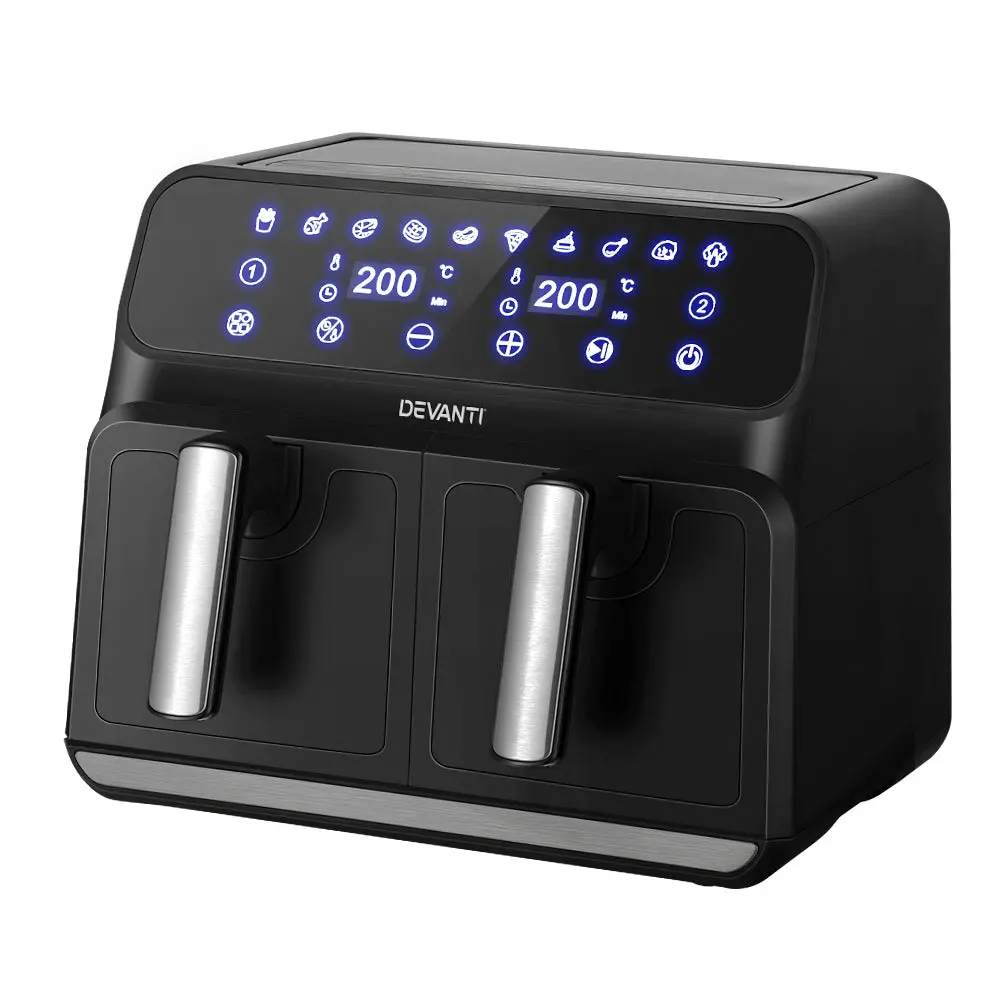 Devanti Air Fryer 8L Dual Zone Fryers 1