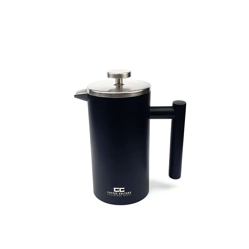 Coffee Culture Black Stainless Steel French Coffee/Tea 800Ml Press/Plunger 1