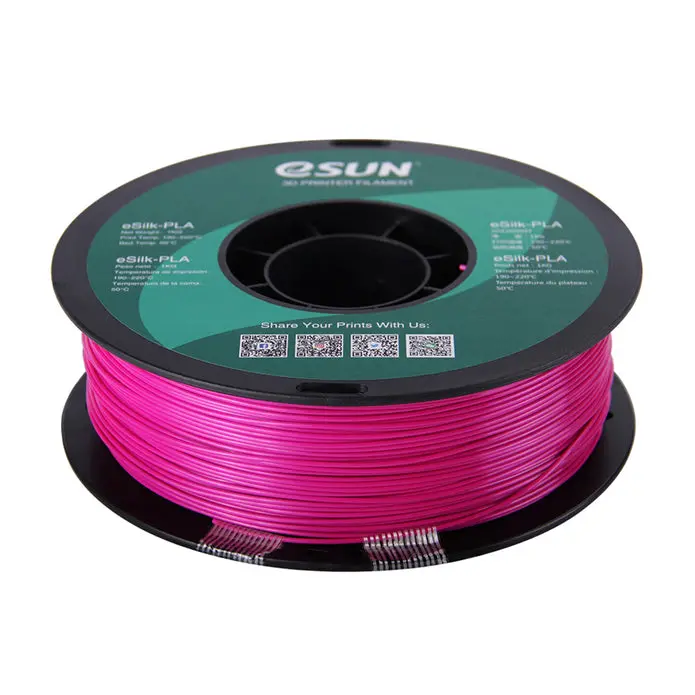 Esun Silk Pla 3D Print Filament 1.75Mm 1Kg - Violet 1