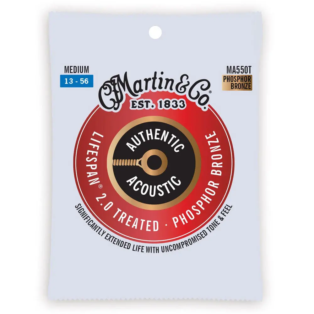 Martin Guitar Ma550t Authentic Treated String 92/8 (Phosphor Bronze) [Medium] 1