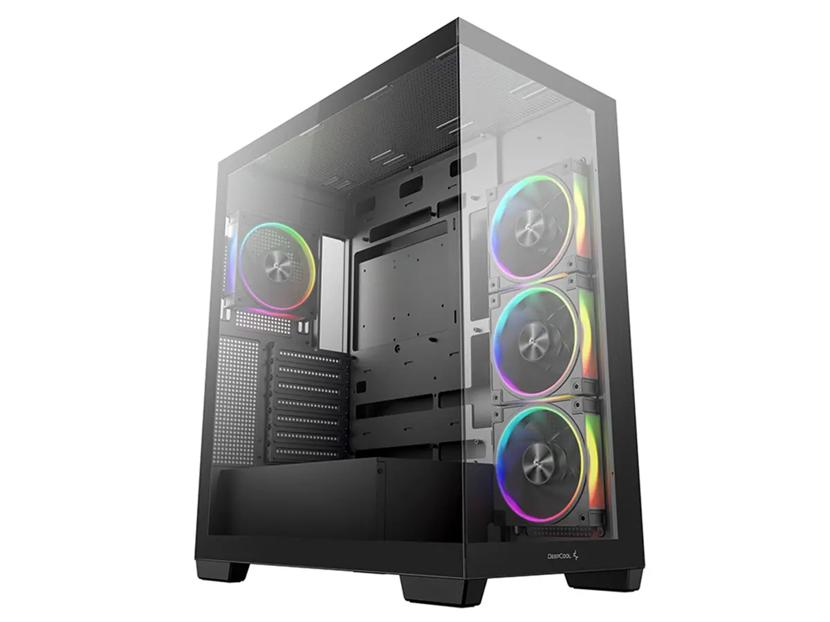 Deepcool Cg580 4F Panoramic Atx Mid-Tower Case (Black) 1