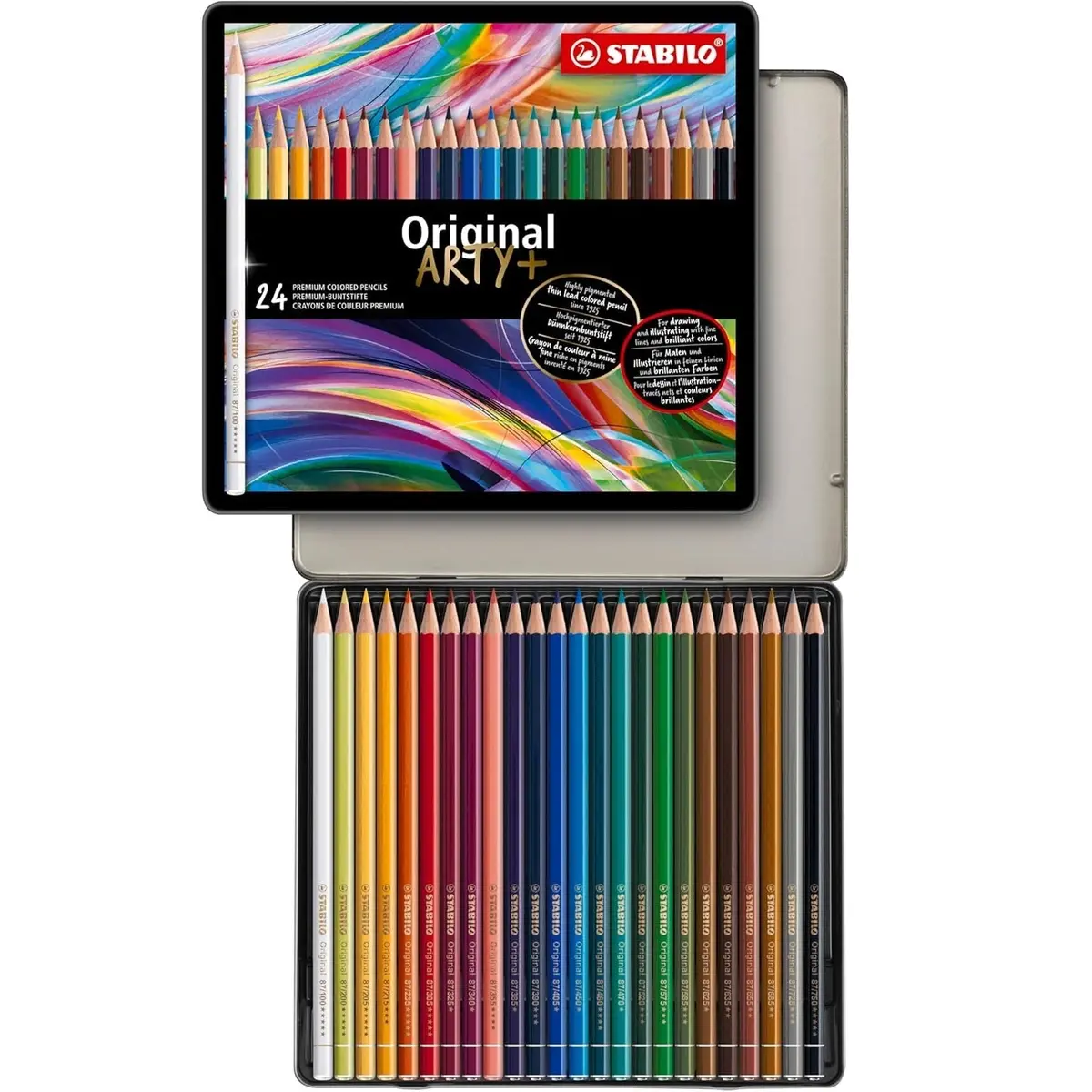 Stabilo Original Colour Pencils Tin 24 1
