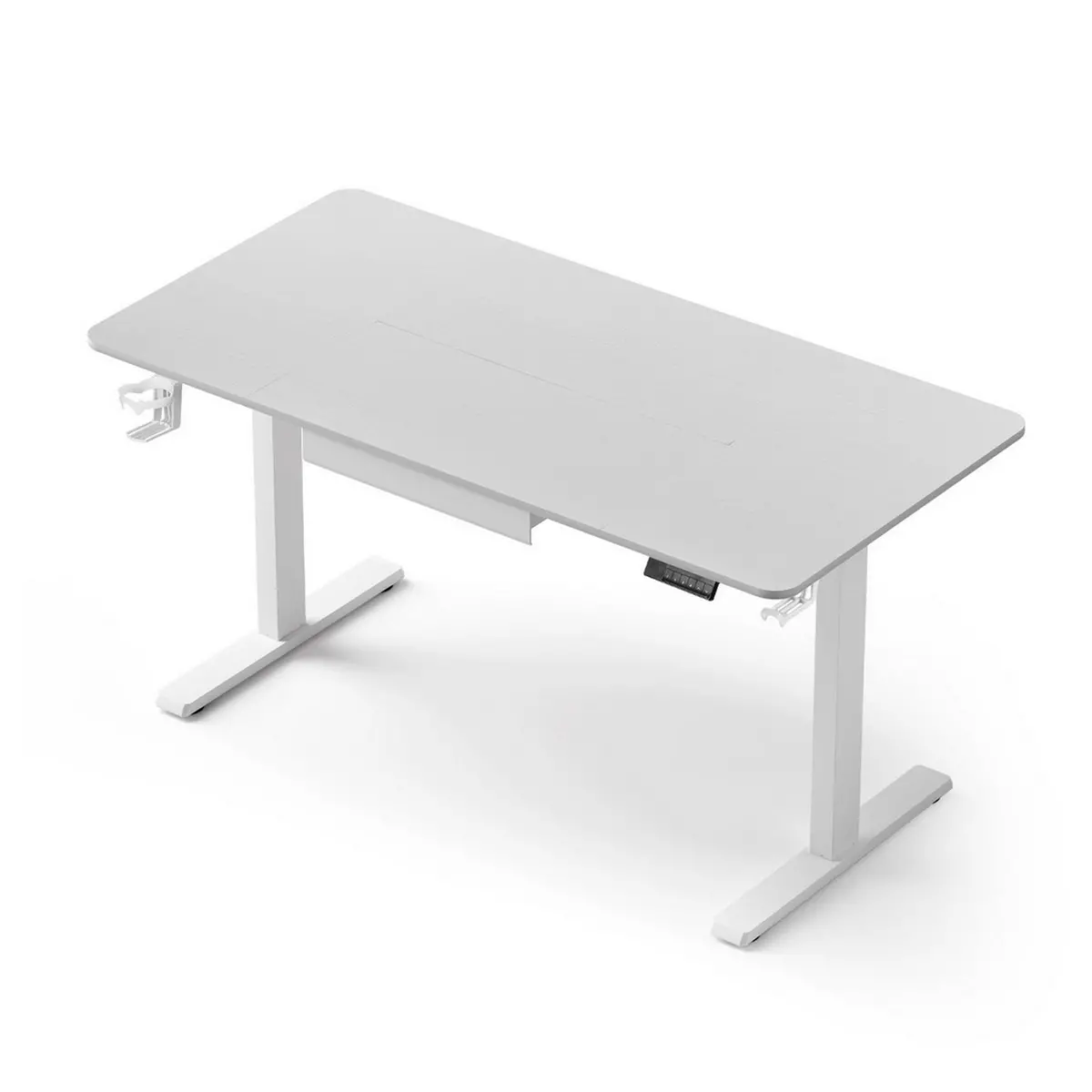 Artiss Electric Standing Desk 140Cm Adjustable Height Motorised Home Office Desk Drawer 1