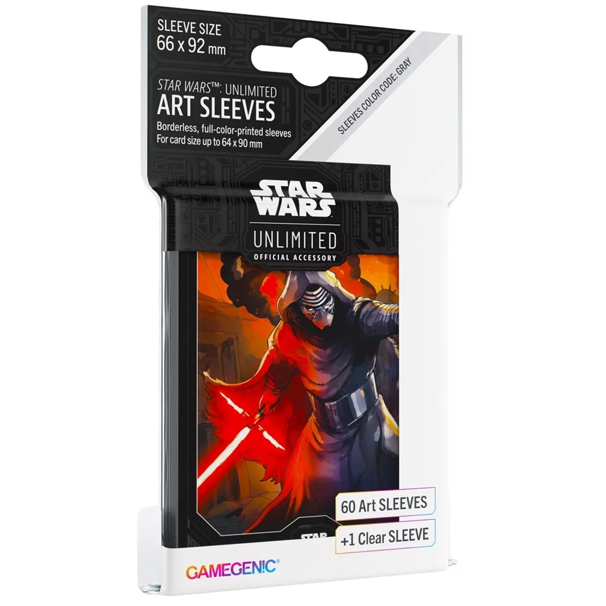 Gamegenic Star Wars Unlimited Art Sleeves - Kylo Ren 1
