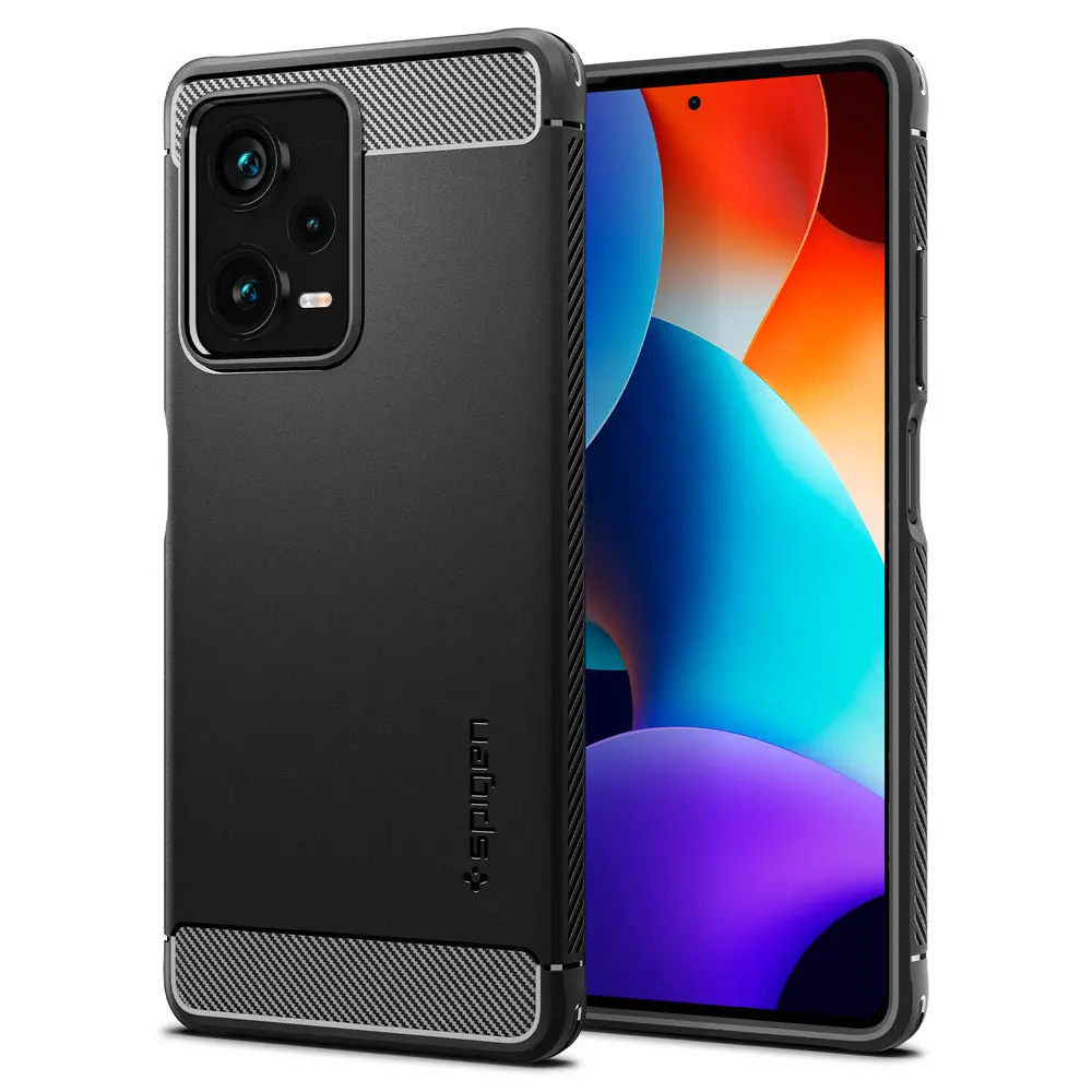 Spigen Xiaomi Redmi Note 12 Pro Plus Rugged Armor Case (Black) 1